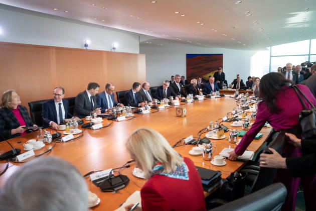 Meeting of the Federal Cabinet Current,18 03 2026 Berlin, Impression of the Cabinet meeting with the French Foreign Minister as guest , Meeting of the Federal Cabinet in the Federal Chancellery in Berlin Berlin Berlin Germany