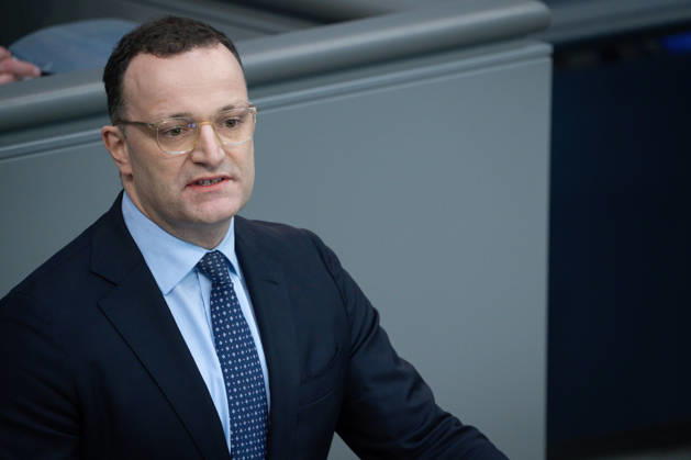 German Bundestag, 64th plenary session Jens Spahn CDU in portrait during his speech on the agenda item government statement on the European Council at the 64th session of the German Bundestag in Berlin, 18 03 2026 Berlin Berlin Germany