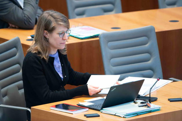 Verena SCHAEFFER, Schäffer, Minister for Children, Youth, Family, Equality, Refugees and Integration of the State of North Rhine-Westphalia 118 Session of the State Parliament of North Rhine-Westphalia, in the State Parliament of North Rhine-Westphalia NRW, Duesseldorf on 18 03 2026,