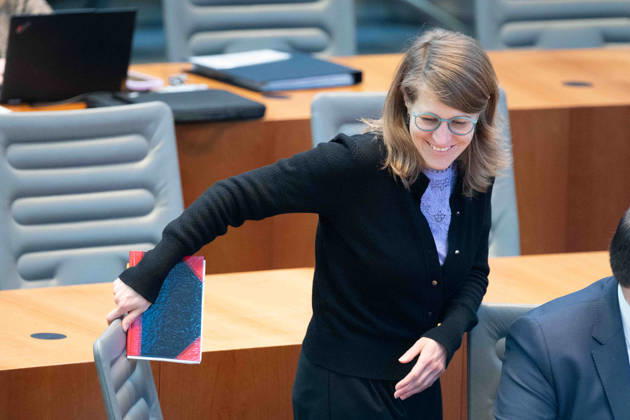 Verena SCHAEFFER, Schäffer, Minister for Children, Youth, Family, Equality, Refugees and Integration of the State of North Rhine-Westphalia 118 Session of the State Parliament of North Rhine-Westphalia, in the State Parliament of North Rhine-Westphalia NRW, Duesseldorf on 18 03 2026,