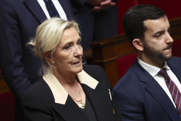 NEWS : Questions au Gouvernement - Assemblee Nationale - Paris - 24 03 2026 Marine Le Pen - Jean-Philippe Tanguy ParisFrance  Copyright: xMichtofx