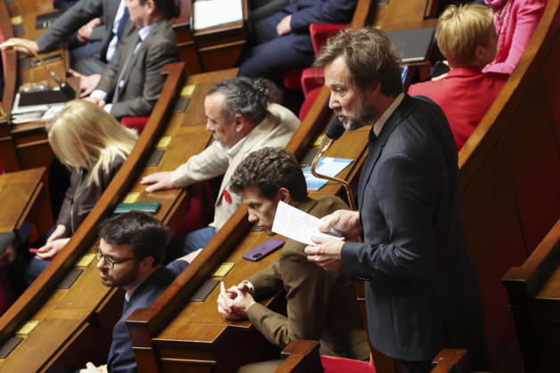 NEWS : Questions au Gouvernement - Assemblee Nationale - Paris - 24 03 2026 Boris Vallaud ParisFrance  Copyright: xMichtofx