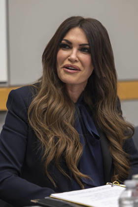 March 25, 2026, Washington, Dc, United States: U.S. Ambassador to Greece, Kimberly Guilfoyle, during a roundtable discussion at the Transatlantic Gas Security Summit at the United States Institute of Peace, February 24, 2026 in Washington, D.C. Washington United States - ZUMAp138 20260325_zaa_p138_022 Copyright: xLowellxWhitman InteriorxDepartmex