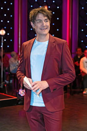 MDR Riverboat presenter Matze Knoop on the occasion of the recording of the MDR talk show Riverboat on 27 03 2026 at Mediacity Leipzig 20260327ADO0029
