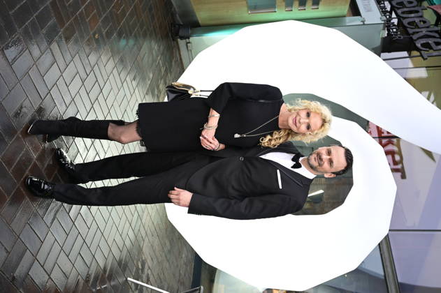 Victoria Herrmann with husband David Böthig at the 9 Windflüchter Charity Gala 2026 in aid of the Betroffen˜ foundation in the Störtebeker Brauquartier Stralsund, 28 03 2026 Copyright: xMatthiasxWehnertx