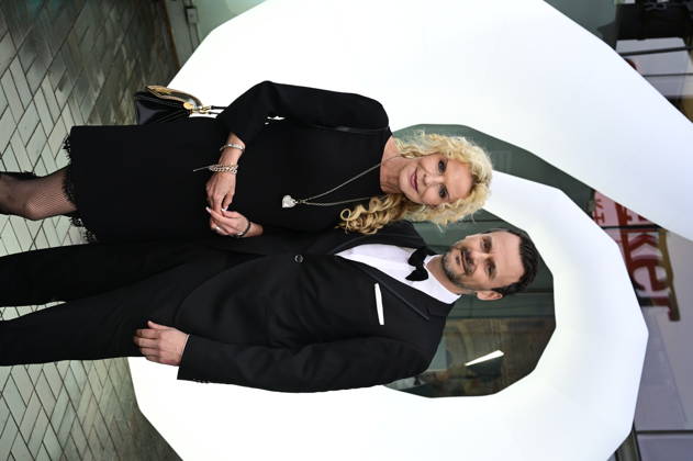 Victoria Herrmann with husband David Böthig at the 9 Windflüchter Charity Gala 2026 in aid of the Betroffen˜ foundation in the Störtebeker Brauquartier Stralsund, 28 03 2026 Copyright: xMatthiasxWehnertx