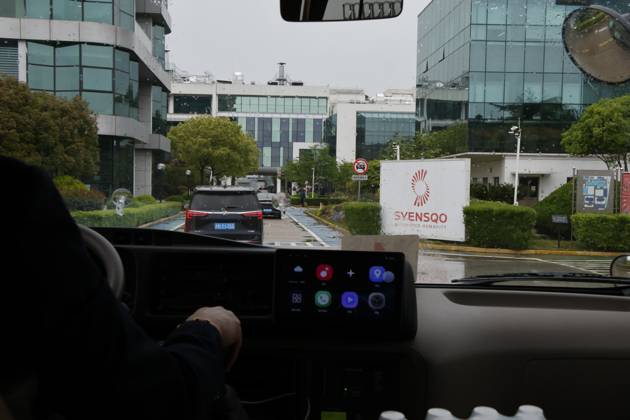 Illustration picture taken during a visit to Syensqo chemical factory in Shanghai, on the second day of a Belgian mission in China, on Tuesday 28 April 2026. From April 27th to May 1st, the Belgian delegation travel in China. NICOLASxMAETERLINCK 172263888