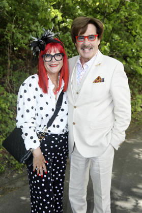 Jörg Draeger with his wife Petra Draeger at Bild Renntag 2026 at the Gelsenkirchen trotting track Gelsenkirchen, 01 05 2026 Foto:xAgenturxWehnertx xGränzdörferx xFuturexImagex bild_6514