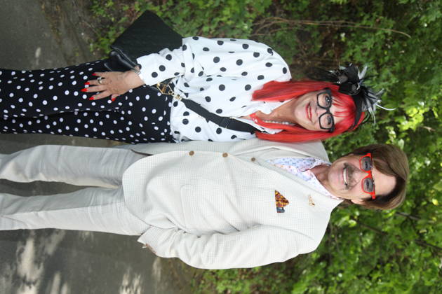 Jörg Draeger with his wife Petra Draeger at Bild Renntag 2026 at the Gelsenkirchen trotting track Gelsenkirchen, 01 05 2026 Copyright: xAgenturxMatthiasxWehnertx xM.xGränzdörferx