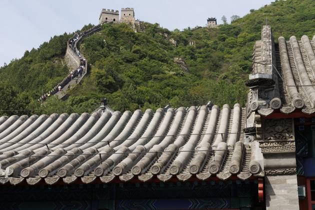 Illustration picture taken during a visit to the Great Wall of China, on the third day of a Belgian mission in China, on Friday 01 May 2026. From April 27th to May 1st, the Belgian delegation travel in China. NICOLASxMAETERLINCK 172655237