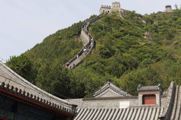 Illustration picture taken during a visit to the Great Wall of China, on the third day of a Belgian mission in China, on Friday 01 May 2026. From April 27th to May 1st, the Belgian delegation travel in China. NICOLASxMAETERLINCK 172655245