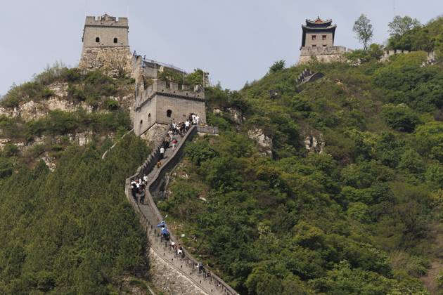 Illustration picture taken during a visit to the Great Wall of China, on the third day of a Belgian mission in China, on Friday 01 May 2026. From April 27th to May 1st, the Belgian delegation travel in China. NICOLASxMAETERLINCK 172655253