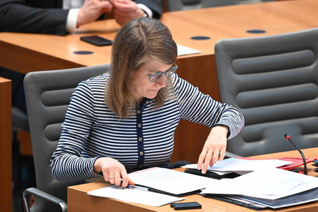 Verena SCHAEFFER, Schäffer, Minister for Children, Youth, Family, Equality, Refugees and Integration of the State of North Rhine-Westphalia 121 Session of the State Parliament of North Rhine-Westphalia, in the State Parliament of North Rhine-Westphalia NRW, Duesseldorf on 06 05 2026,