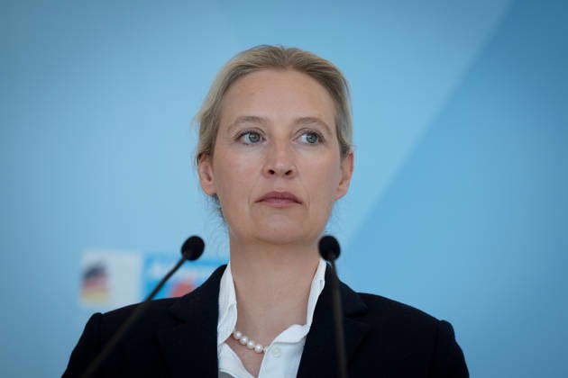 AfD, Alice Weidel, Tino Chrupalla Bundestag, Bundestag parliamentary group, AfD, press statement, chairperson, federal spokesperson, Alice Weidel, chairperson, federal spokesperson, Tino Chrupalla Berlin Berlin GER