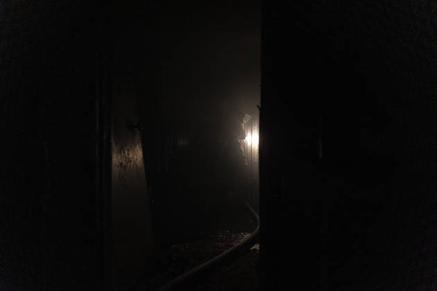 Ukrainian firefighters battle blaze after Russian drone strike in Druzhkivka DRUZHKIVKA, UKRAINE - JUNE 17: A Ukrainian firefighter works inside a smoke-filled residential building following a Russian drone attack in Druzhkivka, Ukraine, on June 17, 2026. Diego Herrera Carcedo Anadolu Ukraine Donetsk. Editorial use only. Please get in touch for any other usage.  Copyright: x2026xAnadoluxDiegoxHerreraxCarcedox