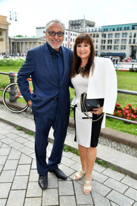 Wolfgang Stumph with his wife, Christine Stumph, at the Felix Burda Award ceremony at the AXICA Hausl in Berlin on June 21, 2026,detected_source_language