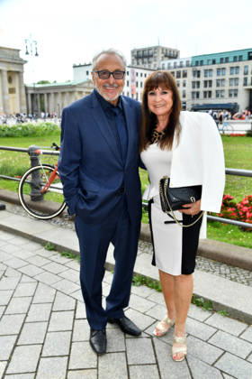 Wolfgang Stumph with his wife, Christine Stumph, at the Felix Burda Award ceremony at the AXICA Hausl in Berlin on June 21, 2026,detected_source_language