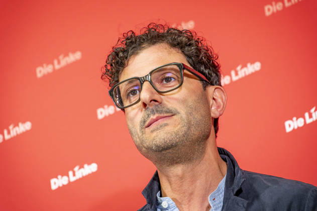 Luigi Pantisano EUR, Germany, Berlin, July 6, 2026 Press conference by Luigi Pantisano, Chair of the Die Linke party, at the Karl Liebknecht House on current issues