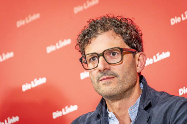 Luigi Pantisano EUR, Germany, Berlin, July 6, 2026 Press conference by Luigi Pantisano, chairman of the Die Linke party, at the Karl Liebknecht House on current issues