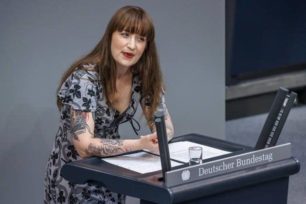 Bundestag Heidi Reichinnek The Left Party in the German Bundestag on July 9, 2026, in Berlin, Berlin, Germany, Bundestag