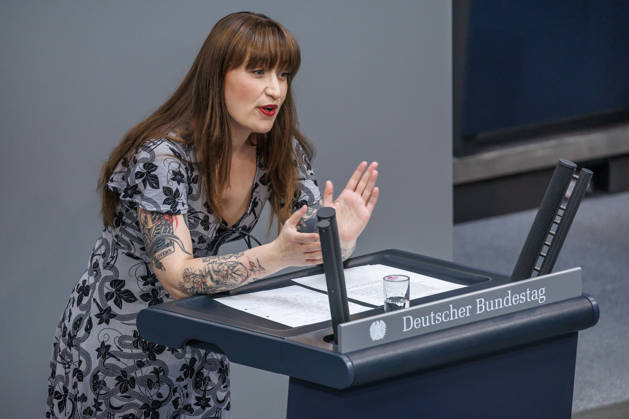 Bundestag Heidi Reichinnek The Left Party in the German Bundestag on July 9, 2026, in Berlin, Berlin, Germany, Bundestag