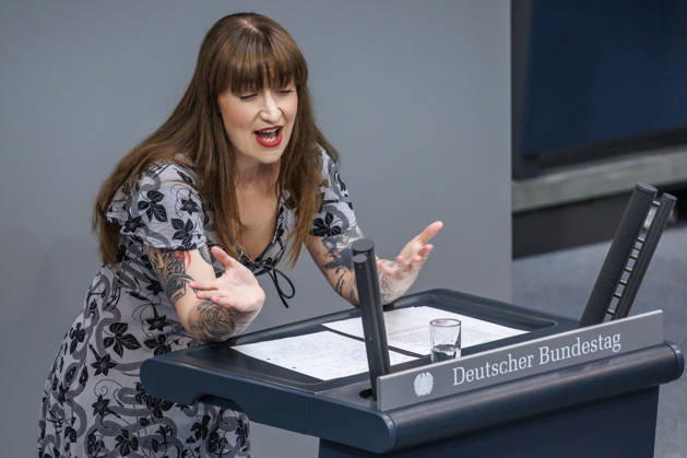 Bundestag Heidi Reichinnek The Left Party in the German Bundestag on July 9, 2026, in Berlin, Berlin, Germany, Bundestag
