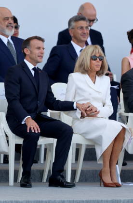 President Emmanuel Macron and Brigitte Macron at the July 14 military ceremony in Paris Jacovides Liewig Bestimage Bastille Day military parade on July 14, 2026, Paris, France  Copyright: xJacovidesx xLiewigx xBestimagexJacovidesx xLiewigx xBestimagex