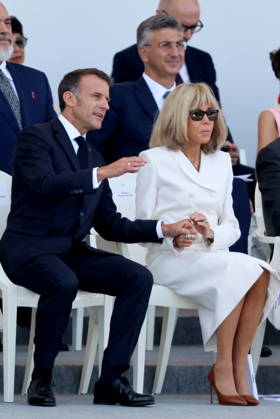 President Emmanuel Macron and Brigitte Macron at the July 14 military ceremony in Paris Jacovides Liewig Bestimage Bastille Day military parade on July 14, 2026, Paris, France  Copyright: xJacovidesx xLiewigx xBestimagexJacovidesx xLiewigx xBestimagex