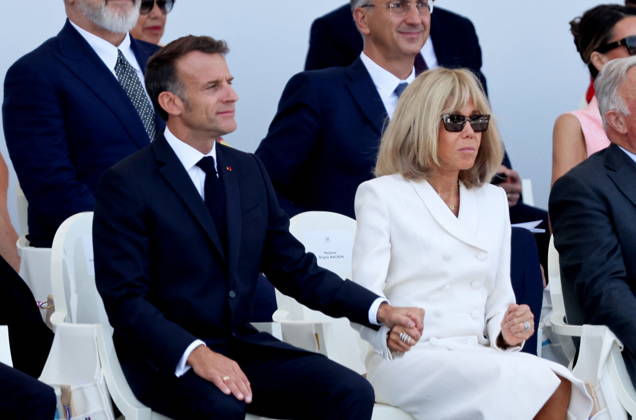 President Emmanuel Macron and Brigitte Macron at the July 14 military ceremony in Paris Jacovides Liewig Bestimage Bastille Day military parade on July 14, 2026, Paris, France  Copyright: xJacovidesx xLiewigx xBestimagexJacovidesx xLiewigx xBestimagex