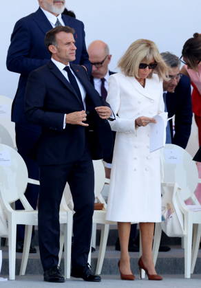 President Emmanuel Macron and Brigitte Macron at the July 14 military ceremony in Paris Jacovides Liewig Bestimage Bastille Day military parade on July 14, 2026, Paris, France  Copyright: xJacovidesx xLiewigx xBestimagexJacovidesx xLiewigx xBestimagex