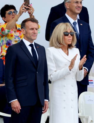 President Emmanuel Macron and Brigitte Macron at the July 14 military ceremony in Paris Jacovides Liewig Bestimage Bastille Day military parade on July 14, 2026, Paris, France  Copyright: xJacovidesx xLiewigx xBestimagexJacovidesx xLiewigx xBestimagex