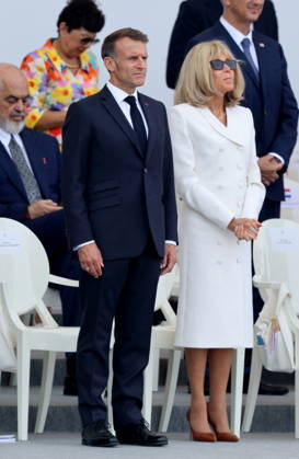 President Emmanuel Macron and Brigitte Macron at the July 14 military ceremony in Paris Jacovides Liewig Bestimage Bastille Day military parade on July 14, 2026, Paris, France  Copyright: xJacovidesx xLiewigx xBestimagexJacovidesx xLiewigx xBestimagex