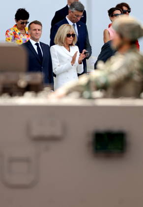 President Emmanuel Macron and Brigitte Macron at the July 14 military ceremony in Paris Jacovides Liewig Bestimage Bastille Day military parade on July 14, 2026, Paris, France  Copyright: xJacovidesx xLiewigx xBestimagexJacovidesx xLiewigx xBestimagex