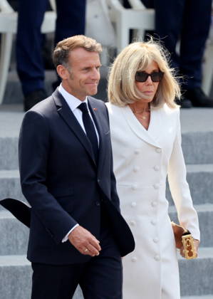 President Emmanuel Macron and Brigitte Macron at the July 14 military ceremony in Paris Jacovides Liewig Bestimage Bastille Day military parade on July 14, 2026, Paris, France  Copyright: xJacovidesx xLiewigx xBestimagexJacovidesx xLiewigx xBestimagex