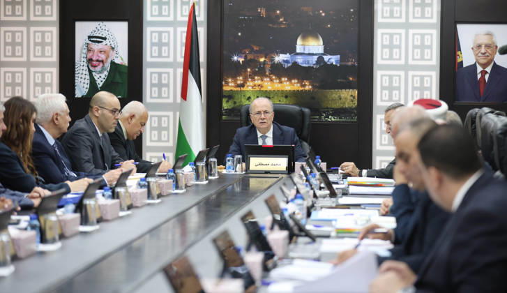 Palestinian Prime Minister chairs weekly cabinet meeting in Ramalla Palestinian Prime Minister Mohammed Mustafa chairs the weekly cabinet meeting in Ramallah, in the occupied West Bank, on July 28, 2026. During the session, the Cabinet discussed the situation in the West Bank and warned of an escalation in attacks by Israeli settlers against Palestinians and their property, according to a government statement. Photo by Prime Minister Office apaimages Ramallah West Bank Palestinian Territory 280726_Ramallah_PMO_00(3) Copyright: xapaimagesxPrimexMinisterxOfficex xapaimagesx