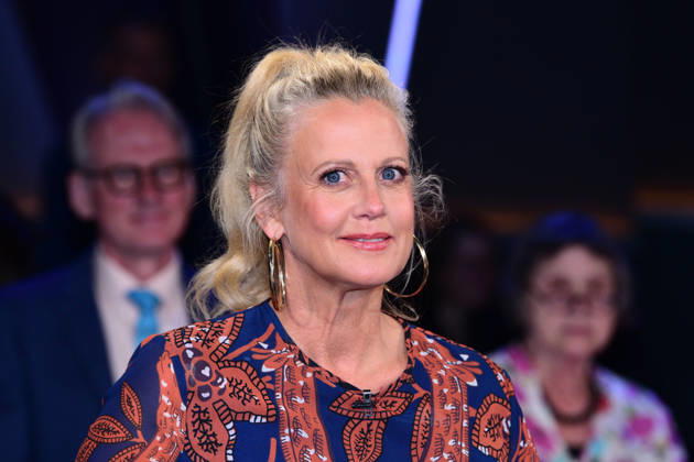 Barbara Schoeneberger during the NDR Talk Show at the NDR Studios on August 7, 2026, in Hamburg, Germany NDR Talk Show on August 7, 2026, in Hamburg, Germany