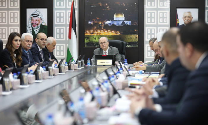 Palestinian Prime Minister Chairs Weekly Cabinet Meeting in Ramallah Palestinian Prime Minister Mohammad Mustafa chairs the weekly cabinet meeting in Ramallah, in the occupied West Bank, on August 11, 2026. The cabinet discussed ways to address the urgent needs of Palestinians, particularly in areas affected by attacks by Israeli settlers and Israeli military operations. Photo by Prime Minister Office apaimages Ramallah West Bank Palestinian Territory 110826_Ramallah_PMO_00(2) Copyright: xapaimagesxPrimexMinisterxOfficex xapaimagesx