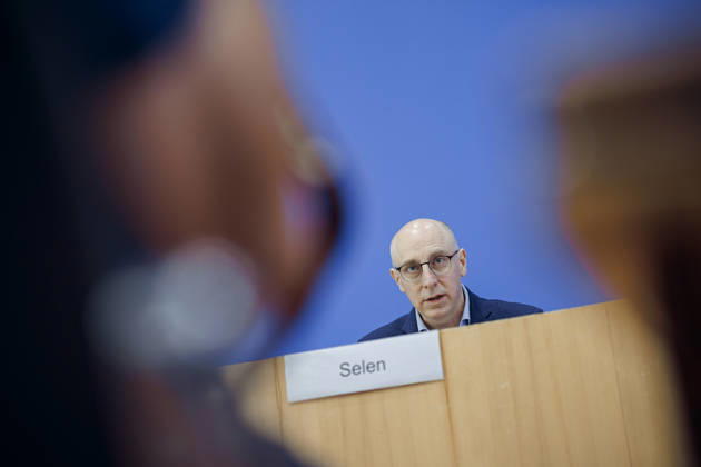 Sinan Selen, President of the Federal Office for the Protection of the Constitution (BfV), photographed at the Federal Press Conference in Berlin, August 26, 2026, Berlin, Germany Copyright: xThomasxTrutschelx