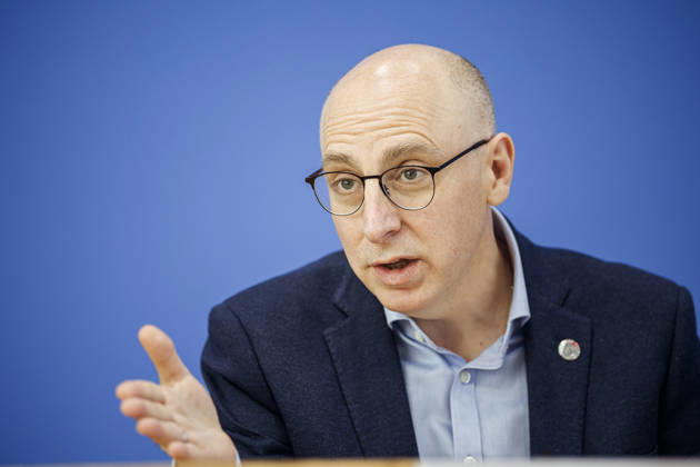 Sinan Selen, President of the Federal Office for the Protection of the Constitution (BfV), photographed at the Federal Press Conference in Berlin, August 26, 2026, Berlin, Germany Copyright: xThomasxTrutschelx