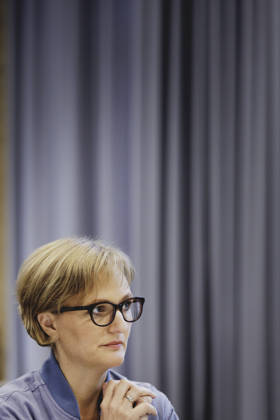 Franziska Brantner, co-chair of Alliance 90 The Greens, photographed during the closed-door meeting of the federal executive committee of Alliance 90 The Greens in Berlin, August 28, 2026, Berlin, Germany Copyright: xFlorianxGaertnerx