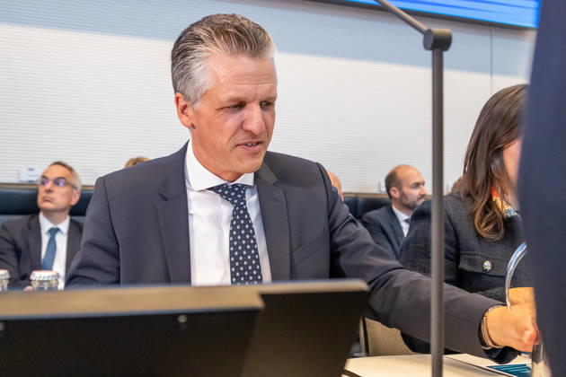 CDU CSU Caucus Meeting: Thorsten Frei (CDU), Minister in the Chancellor s Office, at a caucus meeting on September 7, 2026, in Berlin, Berlin, Berlin, Germany, Bundestag