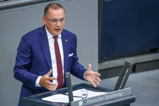 Bundestag Tino Chrupalla AfD in the German Bundestag on September 9, 2026, in Berlin, Berlin, Berlin, Germany, Bundestag