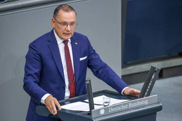 Bundestag Tino Chrupalla AfD in the German Bundestag on September 9, 2026, in Berlin, Berlin, Berlin, Germany, Bundestag