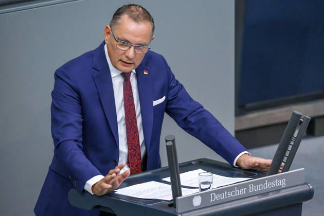 Bundestag Tino Chrupalla AfD in the German Bundestag on September 9, 2026, in Berlin, Berlin, Berlin, Germany, Bundestag