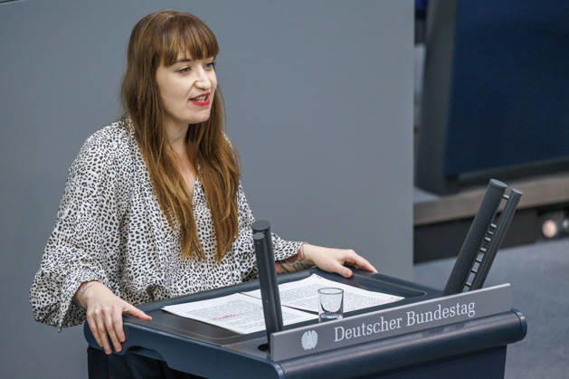 Bundestag Heidi Reichinnek The Left Party in the German Bundestag on September 9, 2026, in Berlin, Berlin, Germany, Bundestag