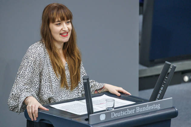 Bundestag Heidi Reichinnek The Left Party in the German Bundestag on September 9, 2026, in Berlin, Berlin, Berlin, Germany, Bundestag