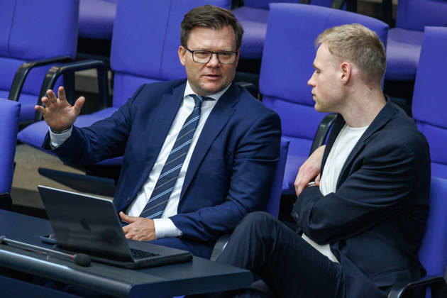 Bundestag: Carsten Schneider (SPD), Minister for the Environment, Climate Action, Nature Conservation, and Nuclear Safety, at the German Bundestag on September 9, 2026, in Berlin, Berlin, Berlin, Germany, Bundestag