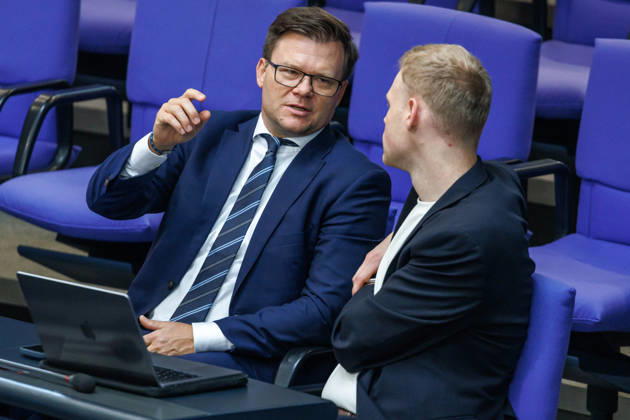 Bundestag: Carsten Schneider (SPD), Minister for the Environment, Climate Action, Nature Conservation, and Nuclear Safety, at the German Bundestag on September 9, 2026, in Berlin, Berlin, Berlin, Germany, Bundestag