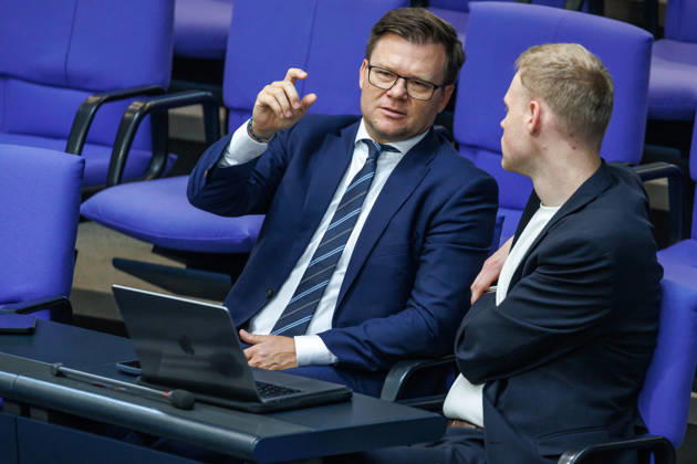 Bundestag: Carsten Schneider (SPD), Minister for the Environment, Climate Action, Nature Conservation, and Nuclear Safety, at the German Bundestag on September 9, 2026, in Berlin, Berlin, Berlin, Germany, Bundestag