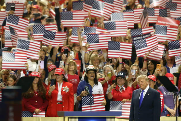 The President of the United States, Donald Trump, arrives at the Republican Party convention auditorium to deliver a speech in Dallas, United States, 09 September 2026. With prayers and praise for Donald Trump, Republicans open their national convention in Texas !ACHTUNG: NUR REDAKTIONELLE NUTZUNG! Copyright: xCARLOSxRAMIREZx AME6020 20260910-55021354683_1